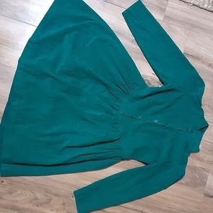 Green Vintage Corduroy Dress